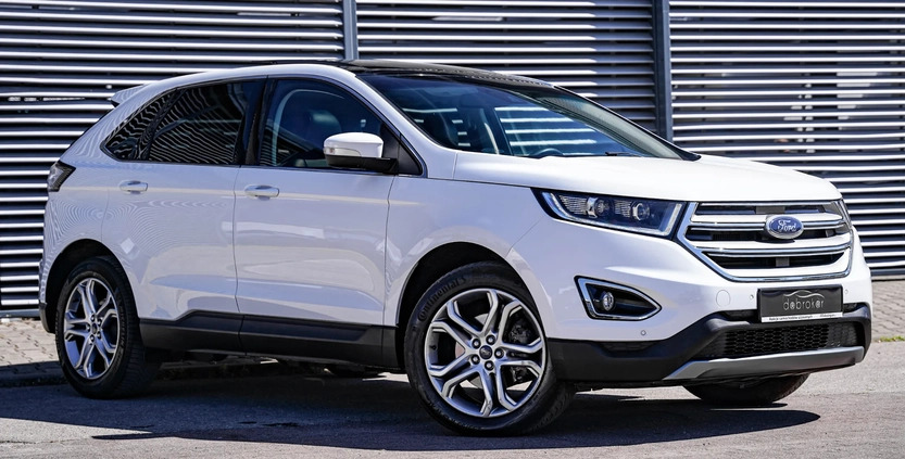 Ford EDGE cena 89900 przebieg: 123624, rok produkcji 2017 z Bieruń małe 667